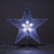 Alpine 8-Function LED Star Christmas Tree Topper - 9 Inch with Flashing Lights
