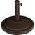 Outdoor Expressions 18 in. Round Brown Concrete Umbrella Base