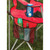 Outdoor Expressions Red Polyester Mesh Folding Camp Chair with Cup Holder and Pouch