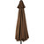 Outdoor Expressions 9 ft. Aluminum Tilt & Crank Patio Umbrella in Brown
