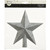 Decoris Silver 7.5-Inch Shatterproof Star Christmas Tree Topper