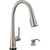 Delta Corwin 1-Handle Pull-Down Kitchen Faucet with Soap Dispenser * Stainless Steel