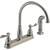 Delta Windemere 2-Handle Lever Kitchen Faucet with Side Spray in Stainless