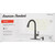 American Standard Maven 1-Handle Lever Pull-Down Kitchen Faucet with Soap Dispenser, Matte Black