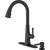 American Standard Maven 1-Handle Lever Pull-Down Kitchen Faucet with Soap Dispenser, Matte Black