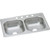 Elkay Dayton 33 Inch x 22 Inch Stainless Steel Double Bowl Drop-In Kitchen Sink (Part Number: 485885)