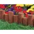 Greenes Fence Cedar Flexible Half-Log Lawn Edging, 18 Inches Long, 5 to 7 Inches High