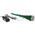 Alpine 10 Inch LED 48-Bulb Green Hanging Twig Snowflake Ornament Light Decoration