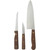 Chicago Cutlery Walnut Tradition 3-Piece Kitchen Knife Set - High-Carbon Stainless Steel Blades