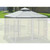 Outdoor Expressions 13 ft. x 13 ft. Gray Replacement Gazebo Netting