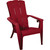 Gracious Living Crimson Red Deluxe Contour Adirondack Chair