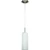 Canarm Toni 5 In. Brushed Nickel Pendant Light Fixture, Flat Opal Glass