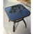 Leisure Classics Rhodes 3-Piece Rocking Chair Set with Steel Frame Chairs and Tempered Glass Table