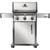Napoleon Rogue 425 3-Burner LP Gas Grill with Cast Iron Grids and Stainless Steel Finish