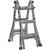Werner 14 ft Aluminum Multi-Position Telescoping Ladder with 375 lb Load Capacity