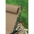 Outdoor Expressions Zero Gravity Relaxer Tan Convertible Lounge Chair - 44 Inch Height, Portable & Weather-Resistant
