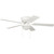 Home Impressions 52-Inch White Ceiling Fan with Light Kit and Reversible Blades