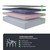 GhostBed Essential Twin XL Gel Memory Foam Mattress – Firm Support with Cooling Comfort