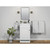 Zenith Zenna Home 18-Inch White Vanity with Cultured Marble Top