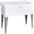 Mustee Utilatwin 38 Gallon Double Laundry Tub - 40 in. W x 24 in. L, White Thermoplastic Construction