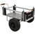 YakAttack SandRig 20 In. x 36 In. Surf Cart with 16 In. Rubber Tires – Durable Gear Hauler for Beach and Surf Adventures