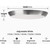 Feit 11 Inch Brushed Nickel LED CCT Dimmable Flush Mount Ceiling Light Fixture