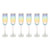 GLASS FLUTE CHAMPAGNE 6PC 21 CL 124134