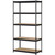 Muscle Rack 36-Inch Wide x 18-Inch Deep x 72-Inch High 5-Tier Black Shelving Unit