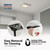 Broan-NuTone CleanCover 12 x 12 Magnetic LED Bath Exhaust Fan Grille - Easy Upgrade for Broan & NuTone Fans