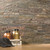 Aspect Weathered Quartz 6 in. x 24 in. Natural Stone Backsplash Peel & Stick