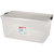 Rubbermaid 95 Qt. Cleverstore Clear Tote with Recessed Lid and Flat Latches