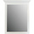 CraftMark Shaker Retreat White 30-inch x 36-inch Vanity Mirror with Beveled Glass and Solid Wood Frame