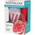 Nostalgia Snow Cone Cups and Straws (20-Count) - Fun Striped Design for Snow Cone Makers