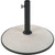 Outdoor Expressions 17-Inch Round Tan Concrete Umbrella Base with 33 lb Weight Capacity