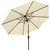 Outdoor Expressions 9 ft. Aluminum Tilt & Crank Cream Patio Umbrella