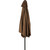 Outdoor Expressions 7.5 ft. Aluminum Tilt and Crank Patio Umbrella in Brown