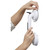 Medline Suction 12-inch White Grab Bar with Locking Indicator