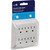 Leviton White 15A 6-Outlet Plug-In Adapter