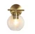 LAMP WALL DECORATIVE E27X1 BRASS 084163