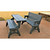 Convert A Bench 58 Inch Gen 2 XL Platinum Gray Foldable Bench – Versatile Indoor/Outdoor Seating and Dining Solution