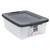 TOTE CLEAR W/GREY LID STERILITE 127364