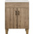 Zenna Home Palomino Tan 30-Inch Vanity with White Cultured Marble Top and Sink - Modern Bathroom Furniture