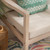 Linon Svana Natural Finish Wood Side Chair Set with Beige Cushions – 2 Pack