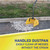 Quickie Jumbo Debris Dustpan with Reinforced Steel Handle