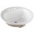 SINK LAVATORY ROUND WHITE 079734