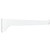 BRACKET SHELF 12" WHITE #217312 092761