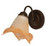 FIXTURE WALL 60W 1LT DARK BROWN 086123