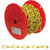CHAIN DOUBLE LOOP YEL POLYCOAT 092638