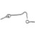 HOOK AND EYE 3" ZN V2000 #212497 091949