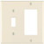 WALL PLATE COMBO LGHT ALMD 085682